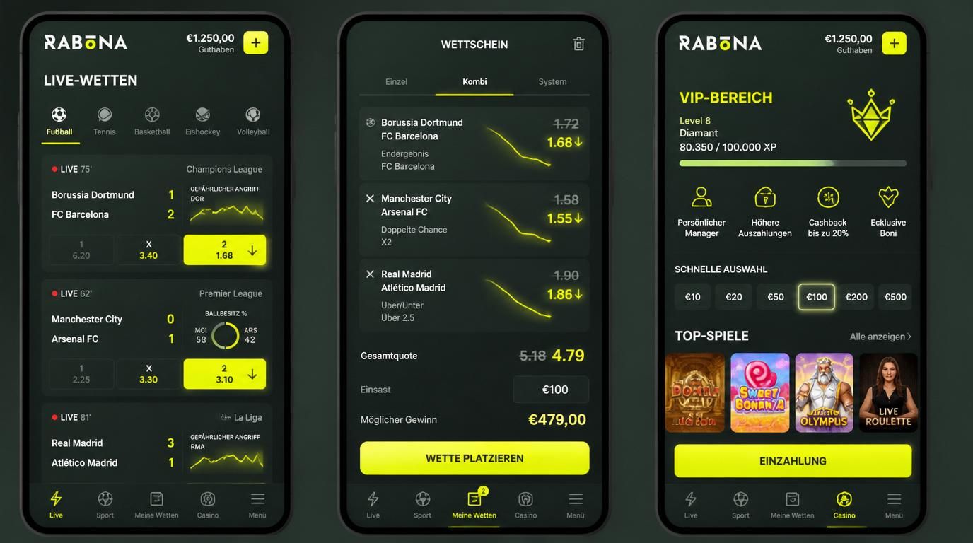  Live-Wettmotiv auf Mobilgerät mit Echtzeit-Quoten und VIP-Service 